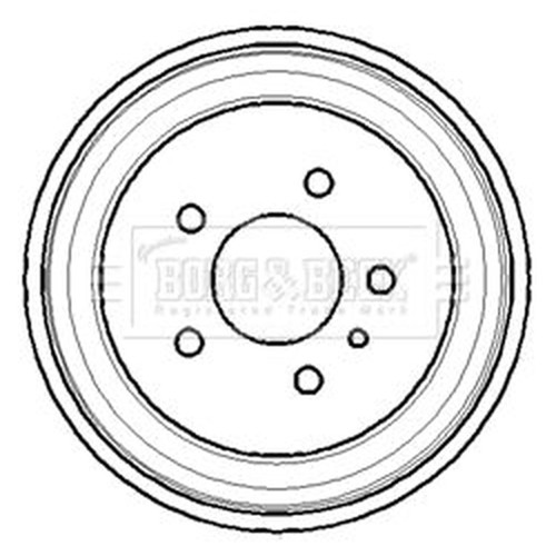 Borg beck brake drum - beck,