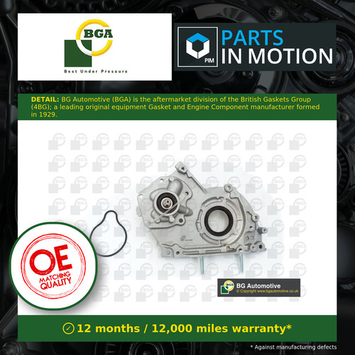 Oil pump fits opel zafira - zafira, b