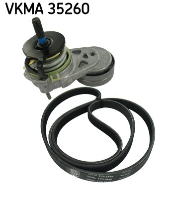 Ribbed belt set for opel - v-ribbed,