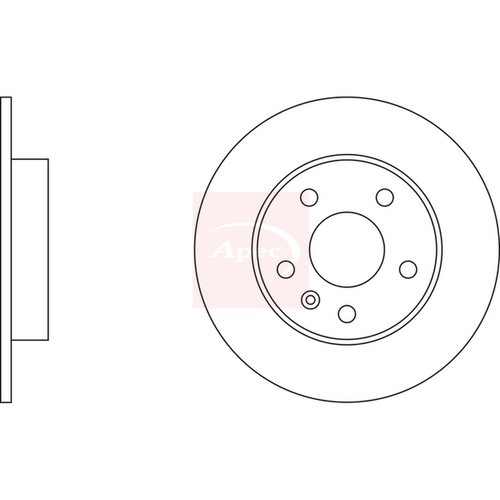 Brake discs solid for - 2x,