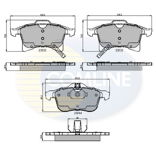 Brake pads set - brake,