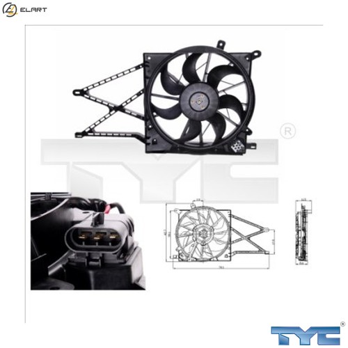 Fan engine cooling - fan,