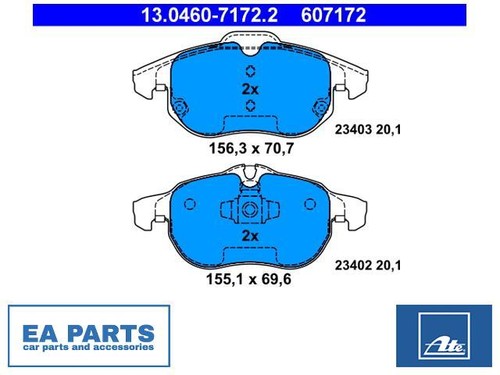 Brake pad set disc - brake, for