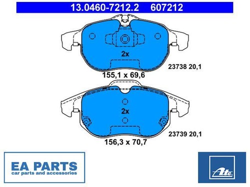 Brake pad set disc - pad, for