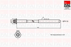 Head bolt fit - head, to