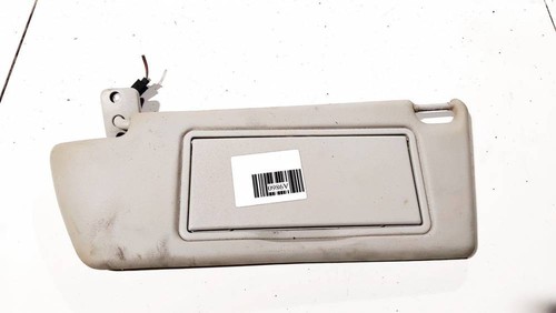 Sun visor with light and - ,