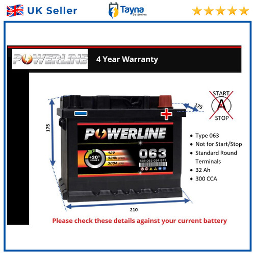 Battery fits opel ascona - battery,