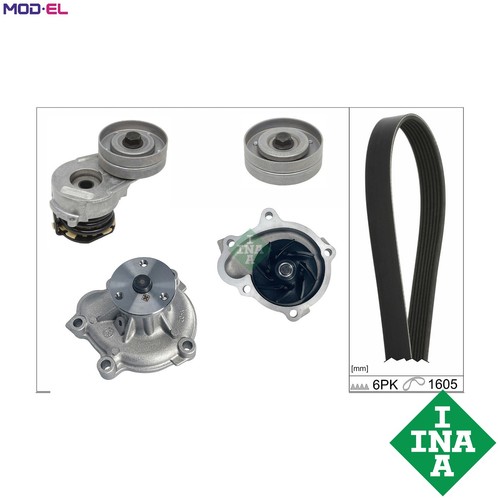 Water pump vribbed - water, belt