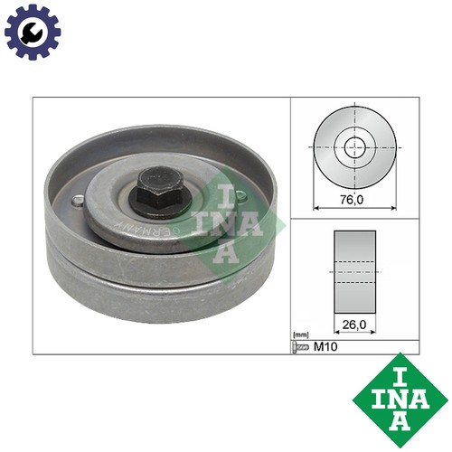 Deflectionguide pulley vribbed - deflectionguide,