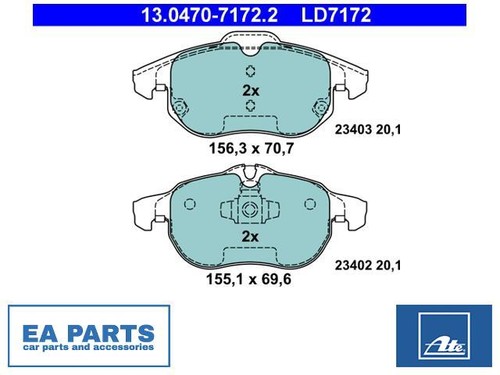Brake pad set disc - disc,