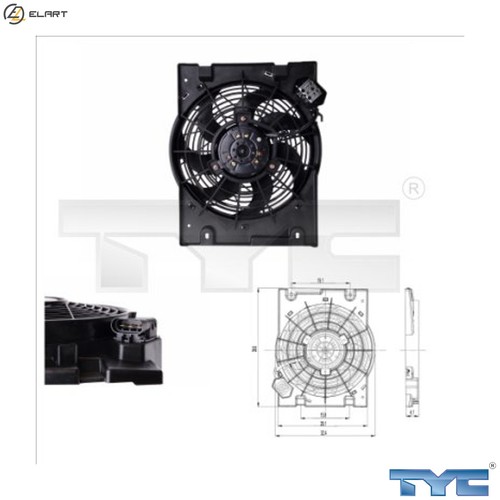 Fan engine cooling 825 - fan, 825-0014
