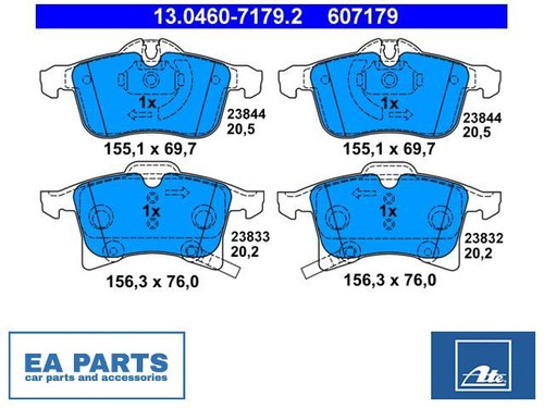 Brake pad set disc - set,, for