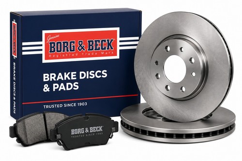 Borg beck front brake vented - &,