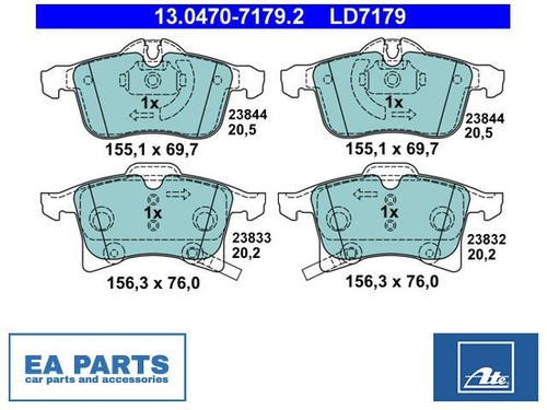Brake pad set disc - brake,