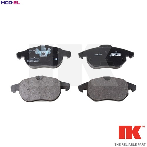 Brake pad set disc - set,
